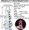 Crystal Snowman Figurines Collectibles with Hat, Table Decor Paperweight